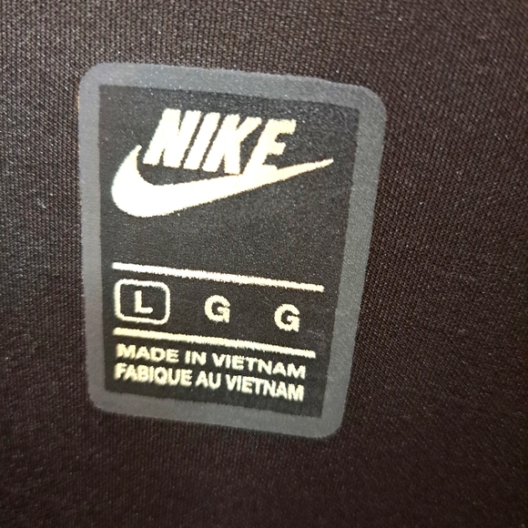 NIKE HIGH NECK FULL ZIP ABSTRACT SLEEVES LARGE TRACK JACKET UNISEX - Picture 7 of 8